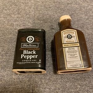 Vintage Watkins Salt & Pepper Shakers